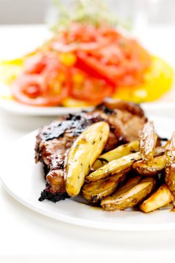 fırında patates fırın 