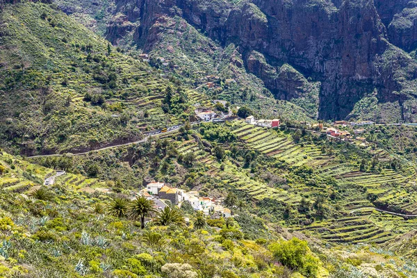 Masca Village Och Dal Teneriffa Kanarieöarna Spanien — Stockfoto