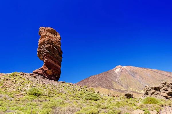 Güzel Roque Cinchado Manzarası Los Roques Garcia Olarak Bilinir Santa — Stok fotoğraf