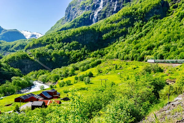 Flam Railway Aurland Noorwegen — Stockfoto