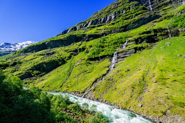 Belle Vallée Flam Norvège — Photo