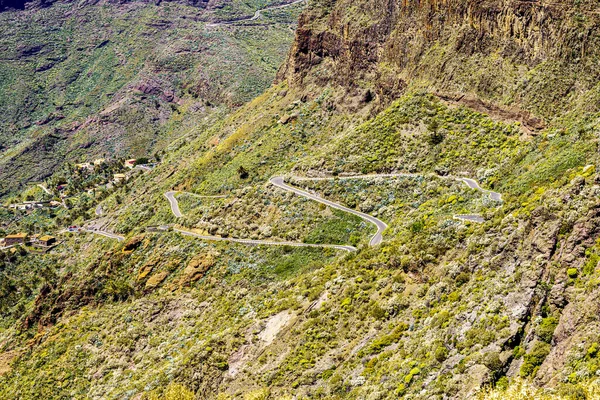 西班牙加那利群岛Tenerife的Masca村和谷地 — 图库照片