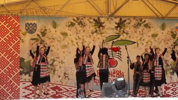 Performance de la danse folklorique géorgienne . — Video