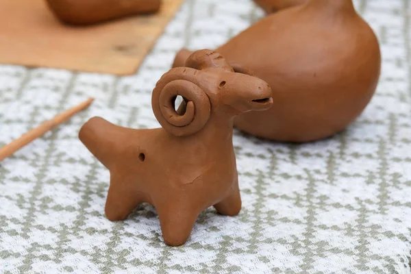 Clay made toy whistle