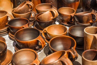 Seramik el yapımı. Kupa seramik