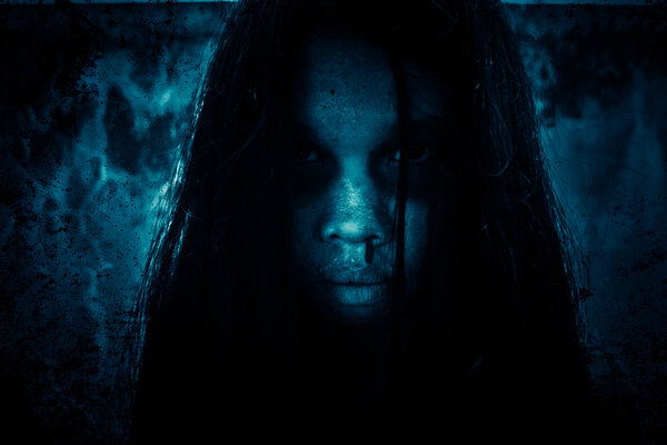 Ghost,Scary background for halloween concept and book cover ideas 