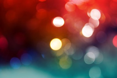 Soyut daire ışıklar tatil arka plan bulanıklık 