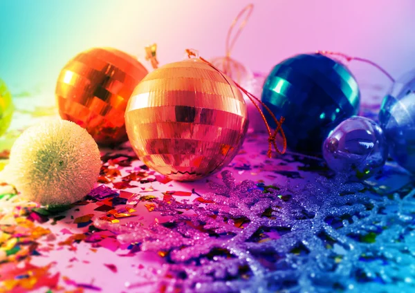 Christmas baubles decoration — Stock Photo, Image