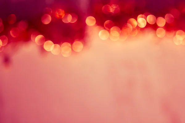 Borrão abstrato círculo luzes feriados fundo — Fotografia de Stock