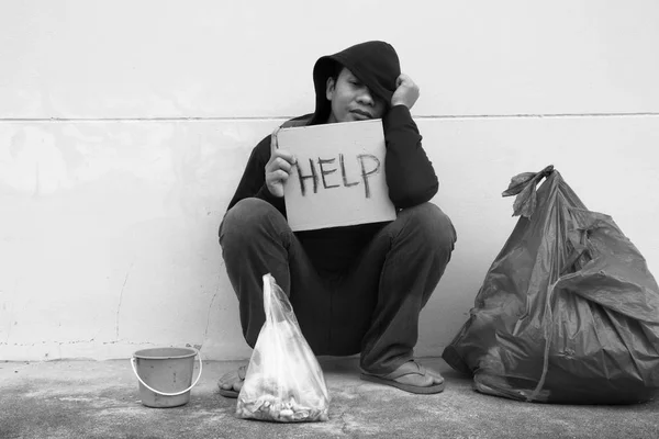 Fattigdom som koncept — Stockfoto