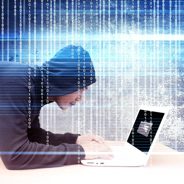 Hintergrund für Computerhacker oder Cyber-Angriff — Stockfoto