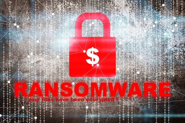 Ransomware, Cyber-Sicherheitskonzept — Stockfoto