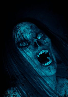 Korkunç hayalet kadın 