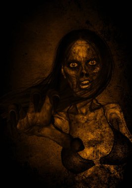 Korkunç hayalet kadın 