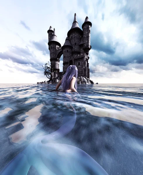 Legenda unei sirene, O poveste de basm — Fotografie, imagine de stoc