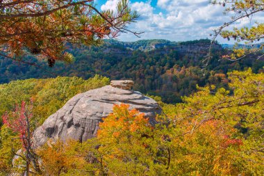 Courthouse Rock at Red River Gorge, Kentucky. clipart