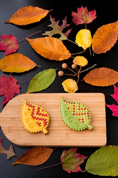 Herfst zelfgemaakte koekjes. — Stockfoto