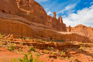 Kaya Yapı arches Ulusal Parkı içinde. Utah, ABD