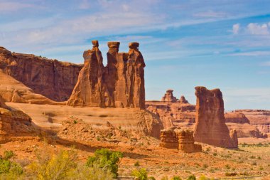 Üç dedikodu, Arches National Park, ABD