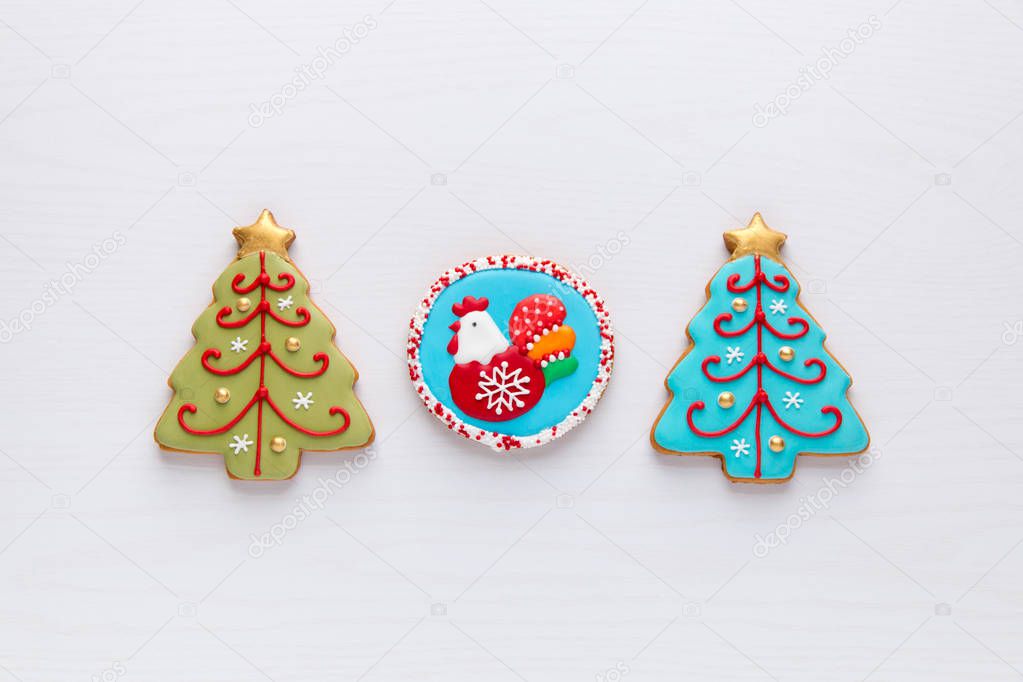 Homemade   Christmas cookies. 