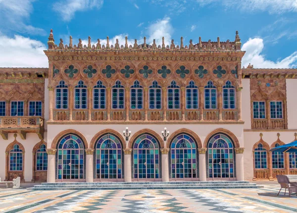 Ringling's mansion Ca d'Zan modeled after the Doges Palace in Ve — Stock Photo, Image