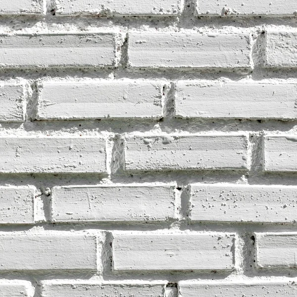 Textura de parede de tijolo branco para fundo — Fotografia de Stock