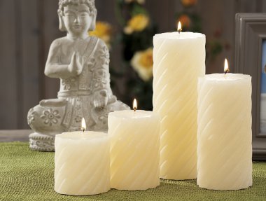 aydınlatma mum evde natürmort