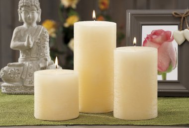 aydınlatma mum evde natürmort