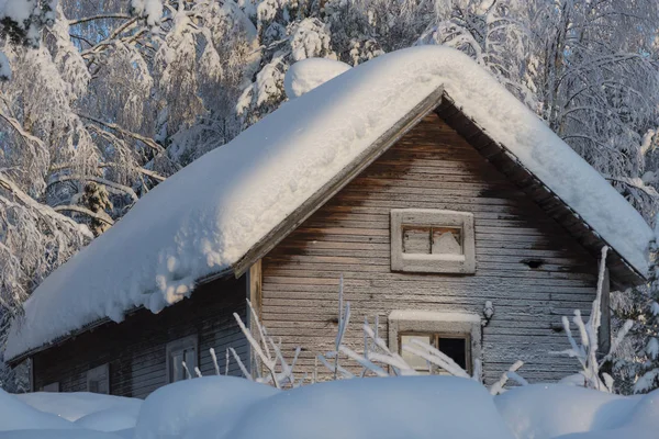 De winter in Zweeds Lapland — Stockfoto