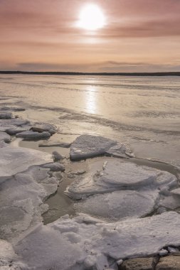Storforsens Doğal Rezervleri çok önemli nehir akıntıları, Norrbotten, İsveç, Winther boyunca