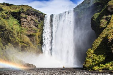 skogafoss şelale, İzlanda