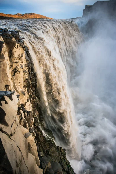 Dettifoss vattenfall, Island — Stockfoto