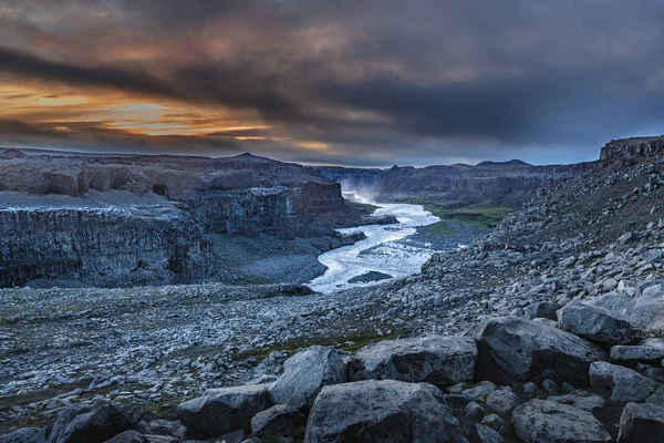 Wodospad Dettifoss, Islandia — Zdjęcie stockowe