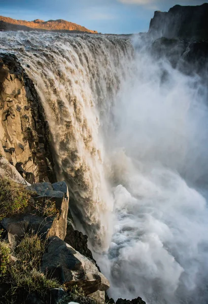 Водопад Деттифосс — стоковое фото