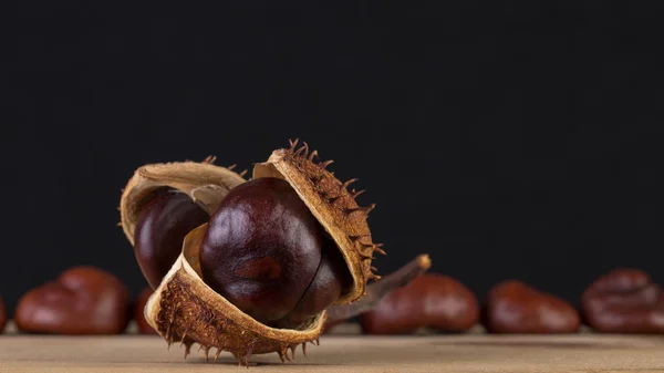 Still life of chestnuts — Stock Photo, Image