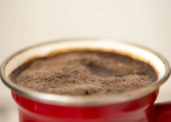 Ароматный утренний кофе — стоковое фото