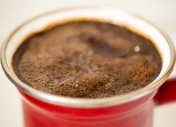 Ароматный утренний кофе — стоковое фото