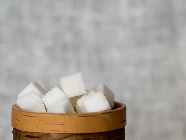 Pieces of refined sugar — Stock Photo, Image