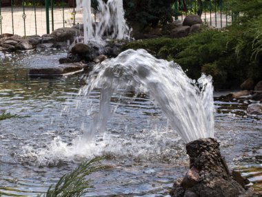 Çeşme ve dekoratif göl