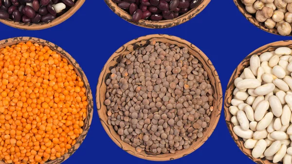 Producten en zaden van peulvruchten — Stockfoto