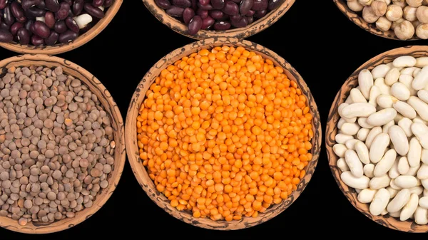 Producten en zaden van peulvruchten — Stockfoto