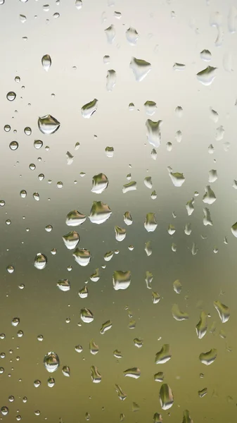 Tetes Hujan Pada Kaca Jendela Untuk Digunakan Dalam Desain Dan — Stok Foto