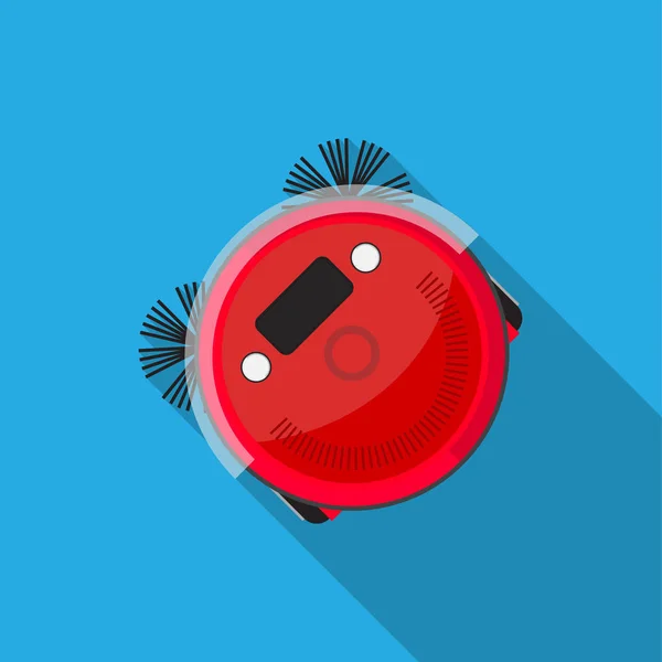 Vacuum cleaner robot — Stock Vector