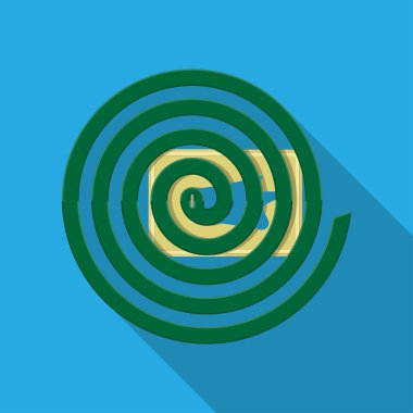 Sivrisinek bobinleri vektör düz tasarım.