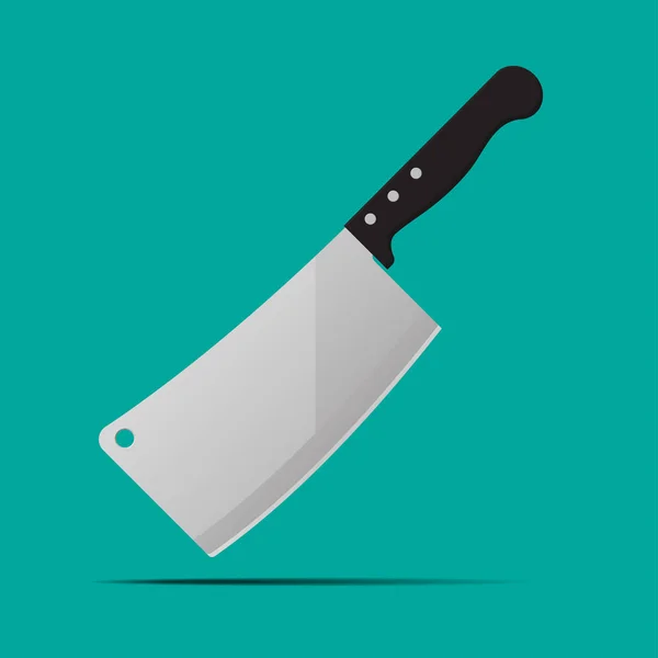 Нож Мясника Векторная Иллюстрация Ножа Мясника — стоковый вектор