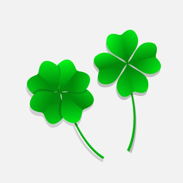 Four leaf clover icon vector illustration.