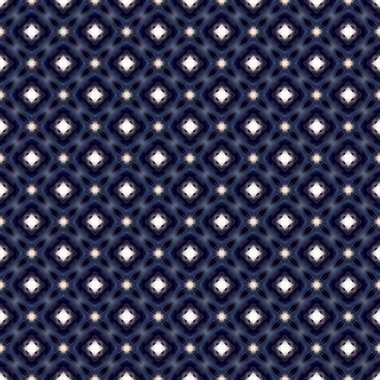 Koyu mavi ve bej soyut Dikişsiz desen illüstrasyon