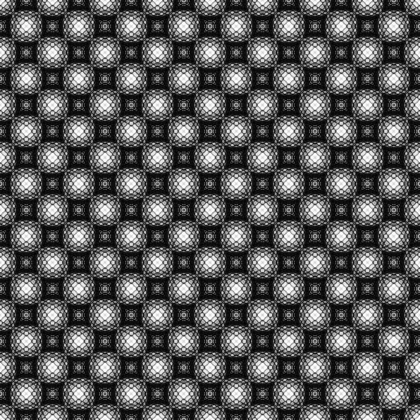 Bianco e nero Dimensionale Astratto senza cuciture Pattern Illustrati — Foto Stock