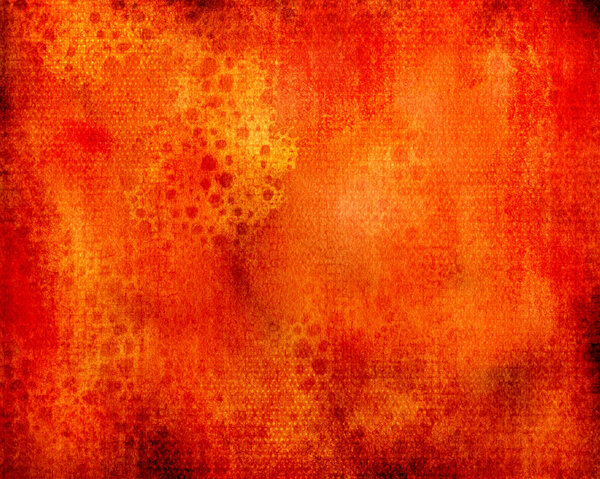 Bright Orange and Yellow Grunge Abstract Background