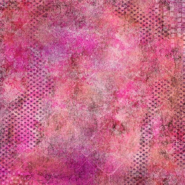 Heißen rosa Grunge abstrakten Hintergrund Illustration — Stockfoto